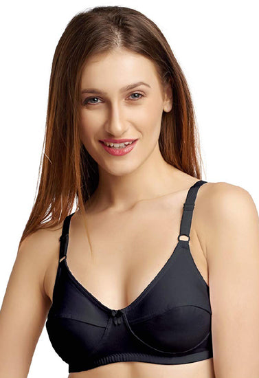 Super comfy non padded transparent strap bra (pk of 2)